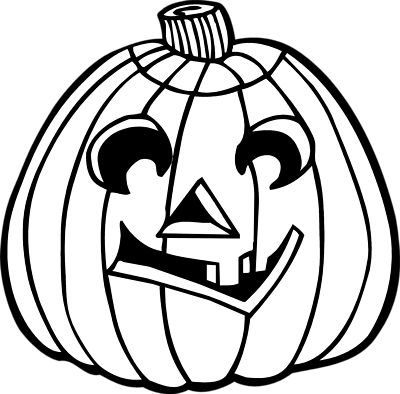 Jackolantern clipart outline. Free jack o lantern