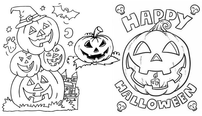 Jack o lantern black. Jackolantern clipart outline