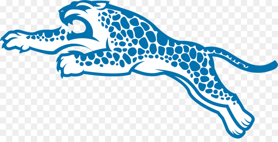 jaguar clipart blue