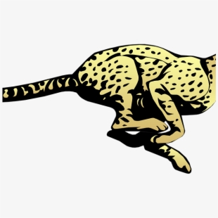 leopard clipart running