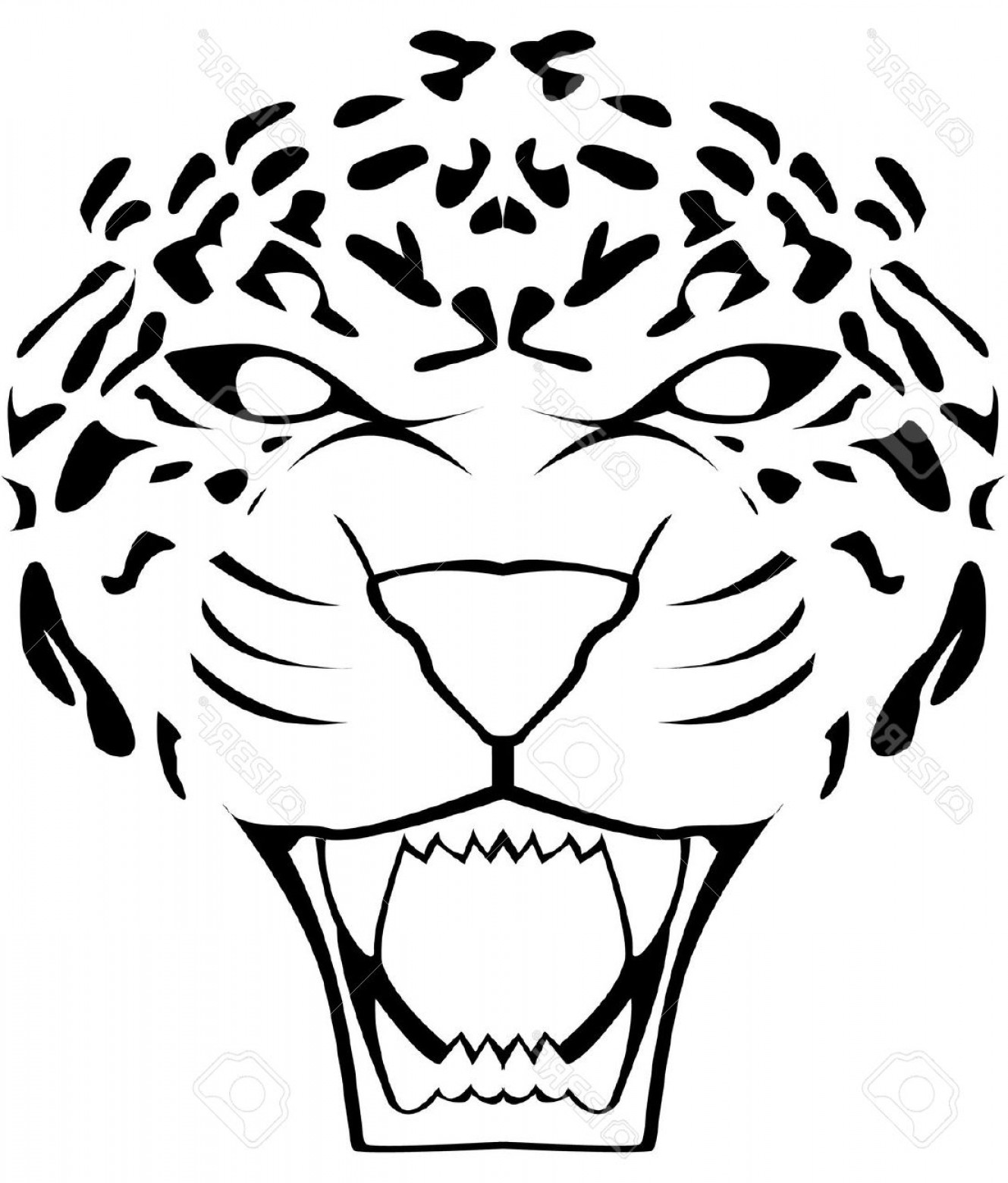 jaguar clipart outline