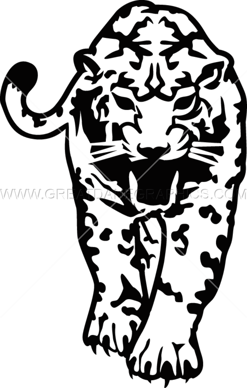 jaguar clipart paw print