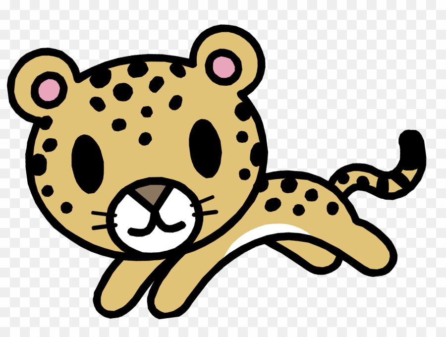 jaguar clipart simple cartoon