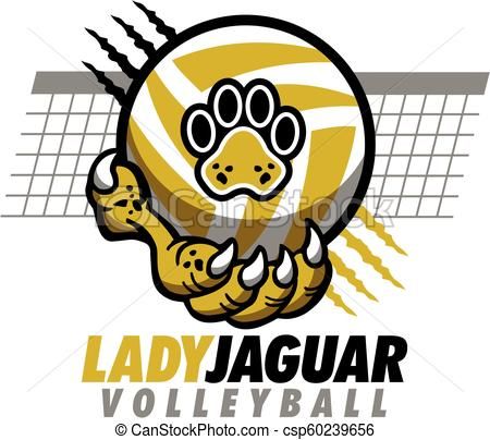 jaguar clipart volleyball