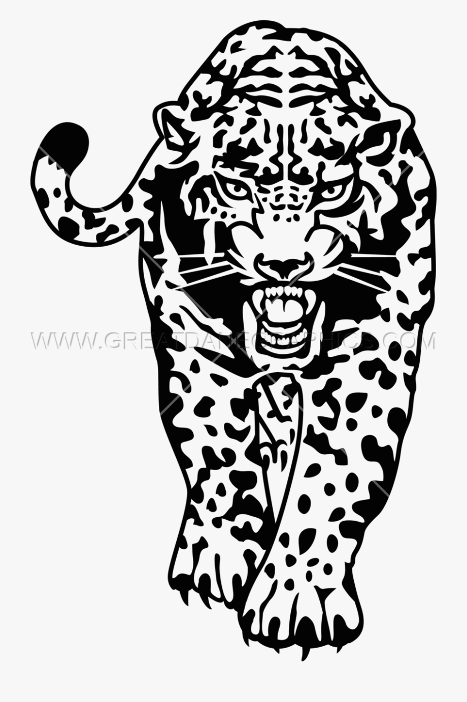 jaguar clipart walking