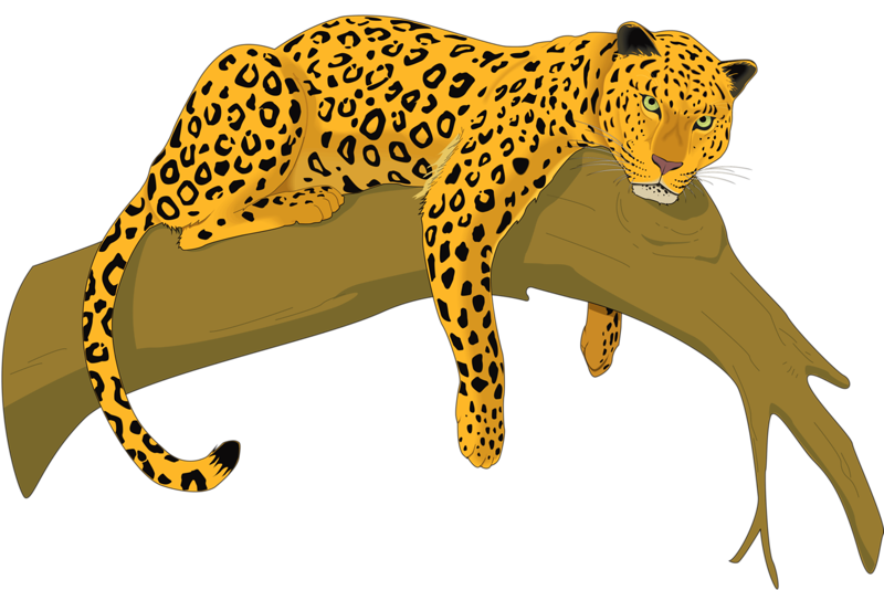 jaguar clipart yellow