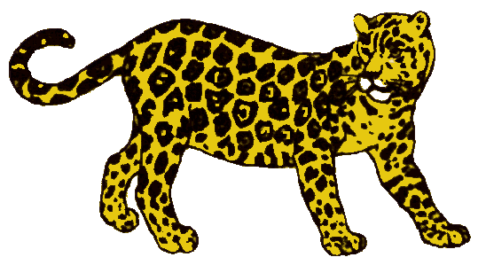 jaguar clipart yellow