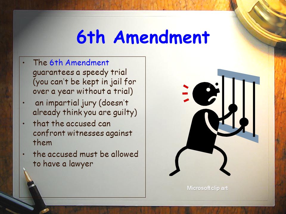 jail clipart amendment
