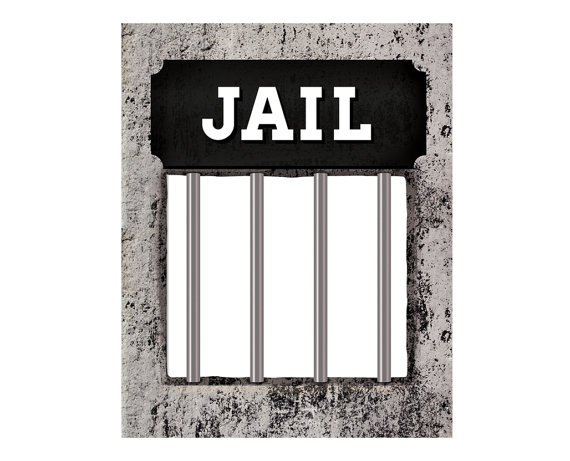 Photo props printable wanted. Jail clipart booth