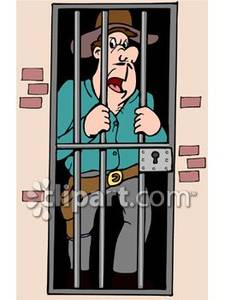 In royalty free picture. Jail clipart cowboy