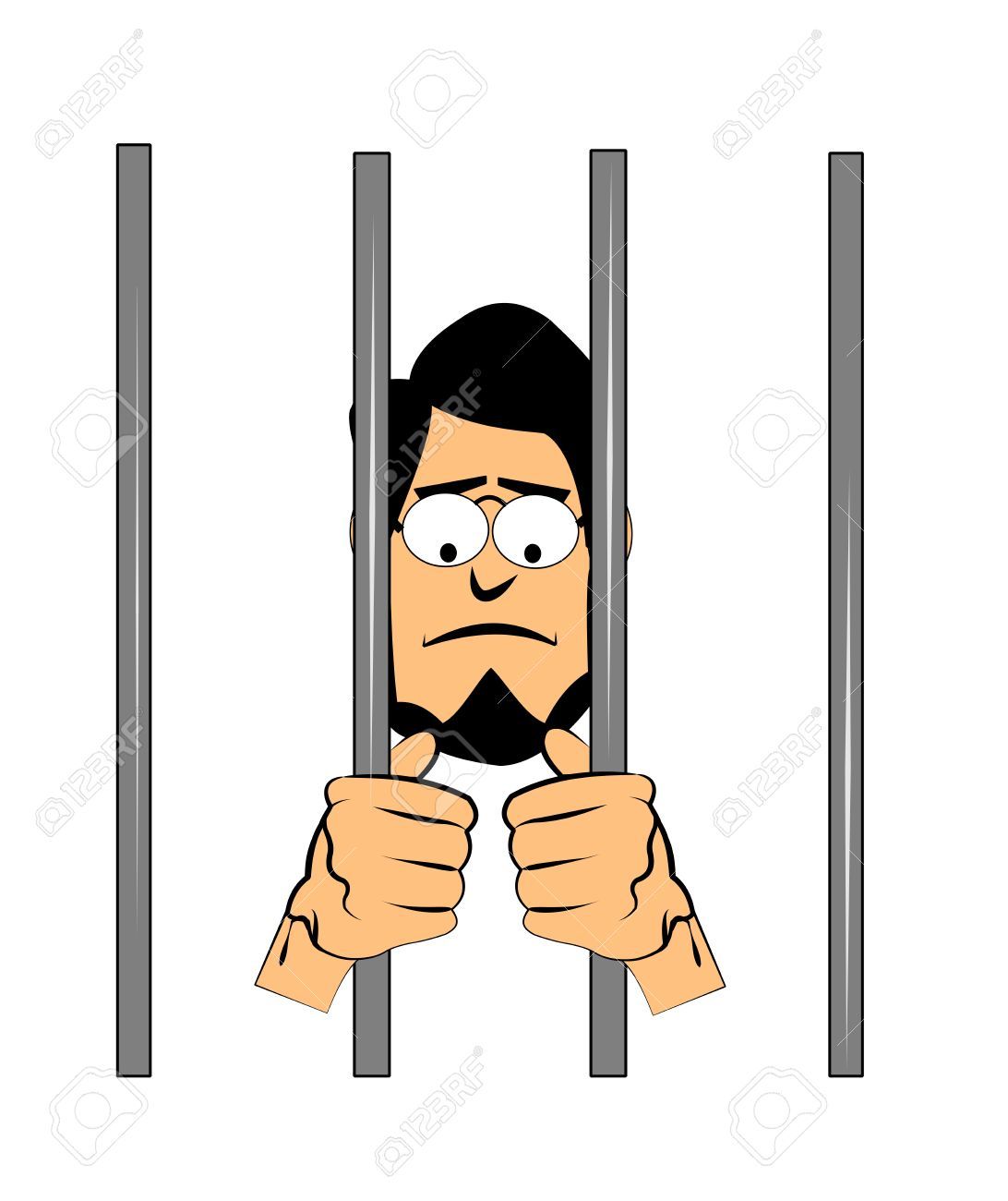 Funny clip art penalty. Jail clipart jail time