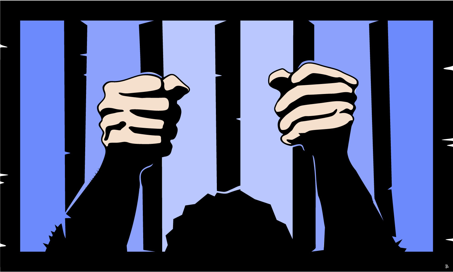 jail clipart jailed