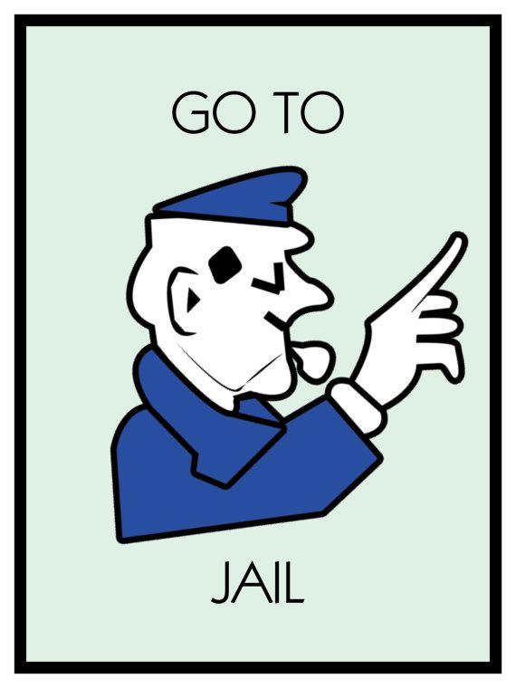 Jail clipart monopoly economics. Pin on posters 