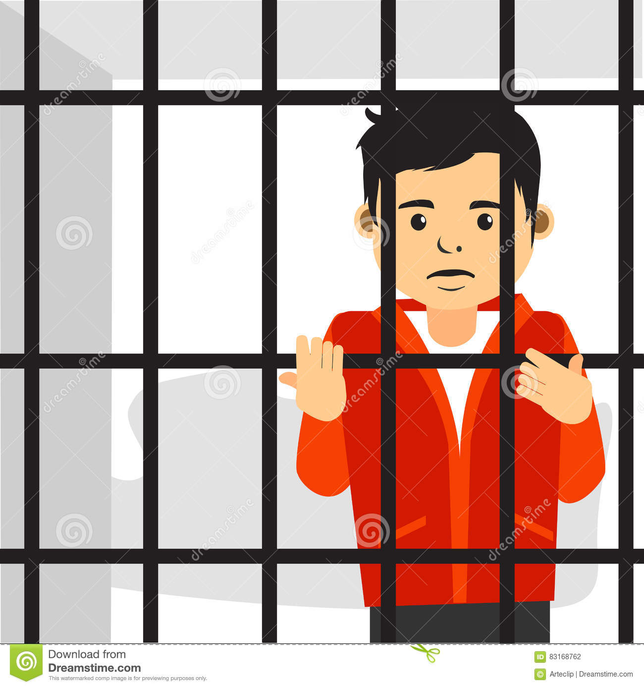 jail clipart sad