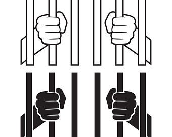 Jail clipart svg. Prison etsy 