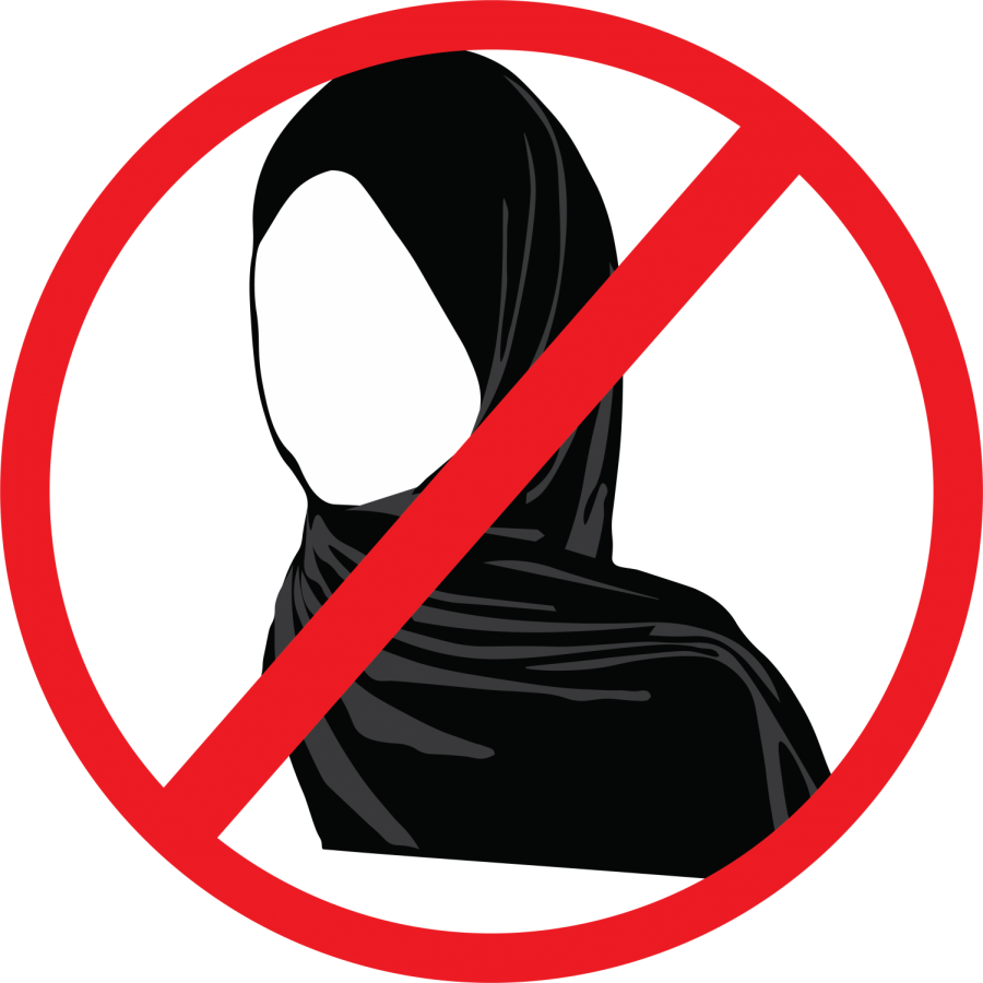 Leaving the headscarf behind. Legal clipart austere