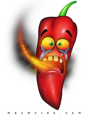 Jalapeno clipart cartoon angry. Ghost pepper s funny