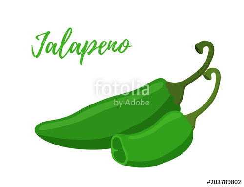 jalapeno clipart sliced