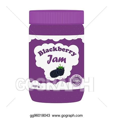 jam clipart blackberry jam