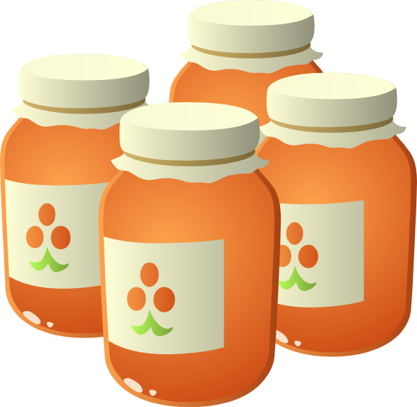 Jelly clipart jam bottle. Cloudberry clip art at