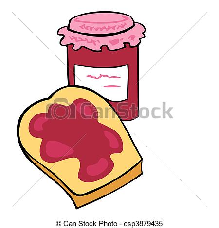 Jam clipart fruit jam. Jar with crispy panda
