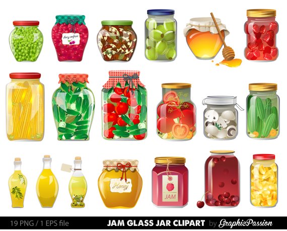jar clipart preserved