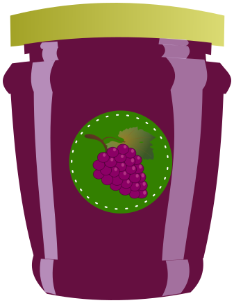 Jam clipart grape jam. 