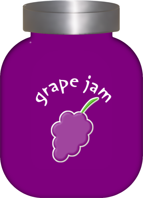 jam clipart grape jam
