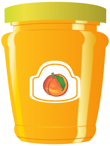 Jam clipart peach jam. Food fruit preserves png
