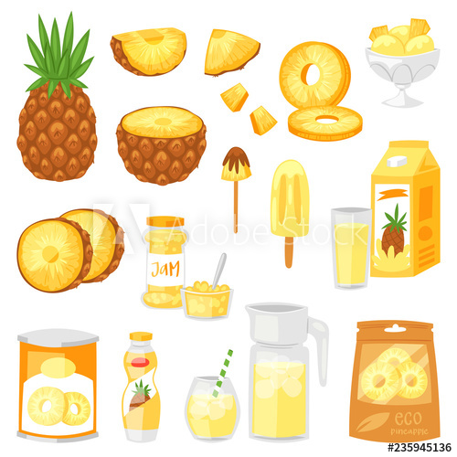pineapple clipart jam