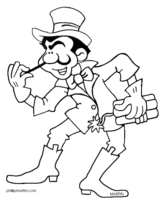janitor clipart black and white