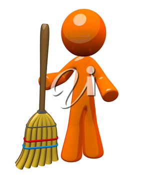 janitor clipart broom sweep