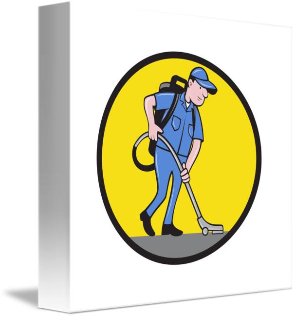 janitor clipart clean man