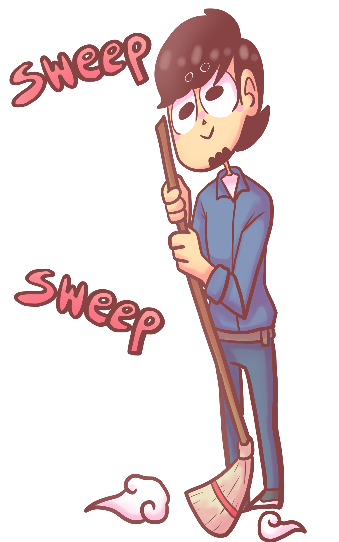 janitor clipart drawing