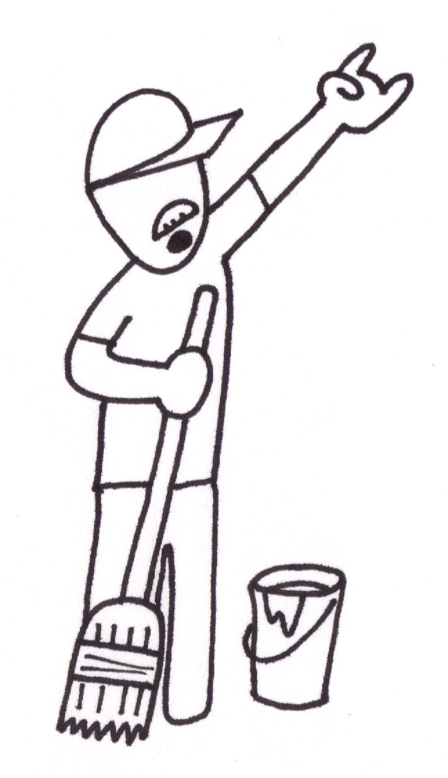 Janitor clipart drawing, Janitor drawing Transparent FREE for download ...