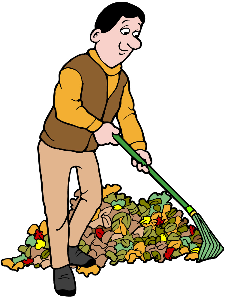 leaf clipart person