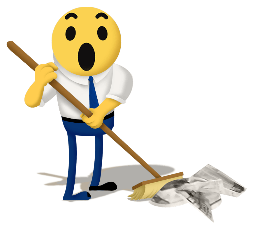 janitor clipart swept