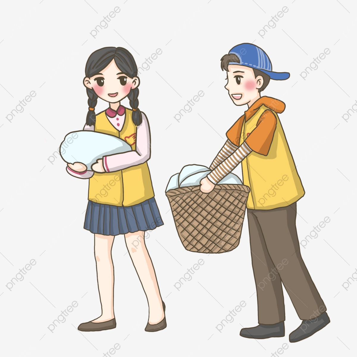 janitor clipart washing clothes