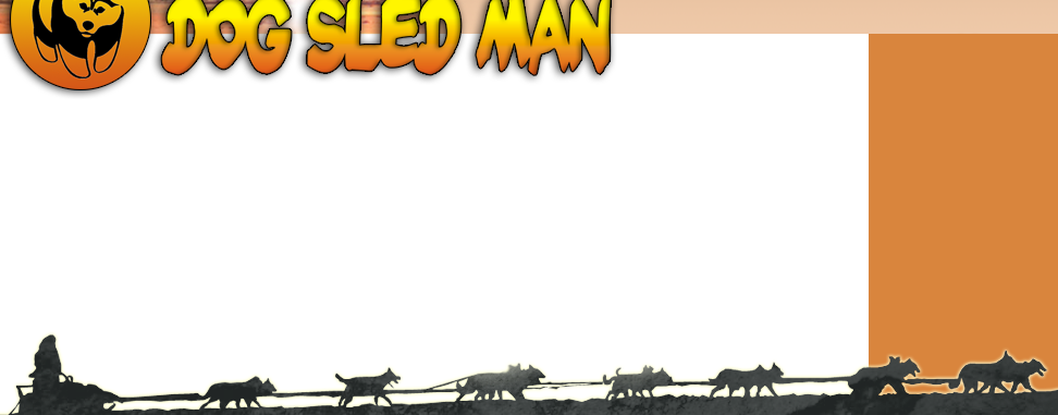 Sleigh clipart dog sled. Man sleddog tour in
