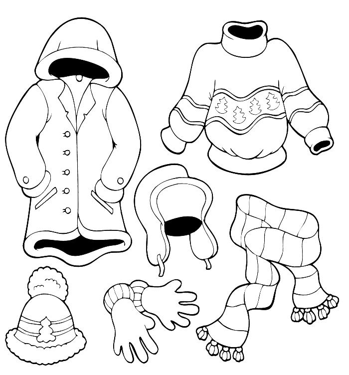 mitten clipart cold weather clothes