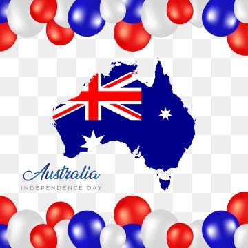 Australia happy independence day. January clipart holiday star