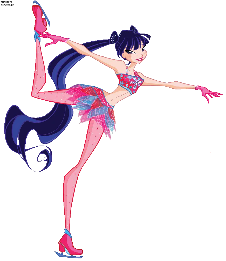 Image musa png winx. January clipart ice skating