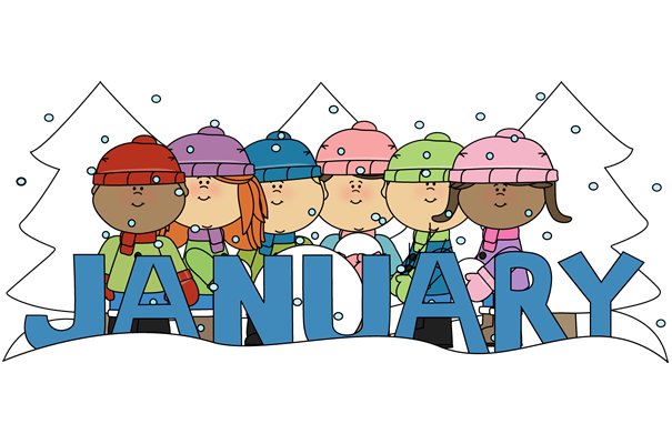 Holidays and special days. January clipart january holiday