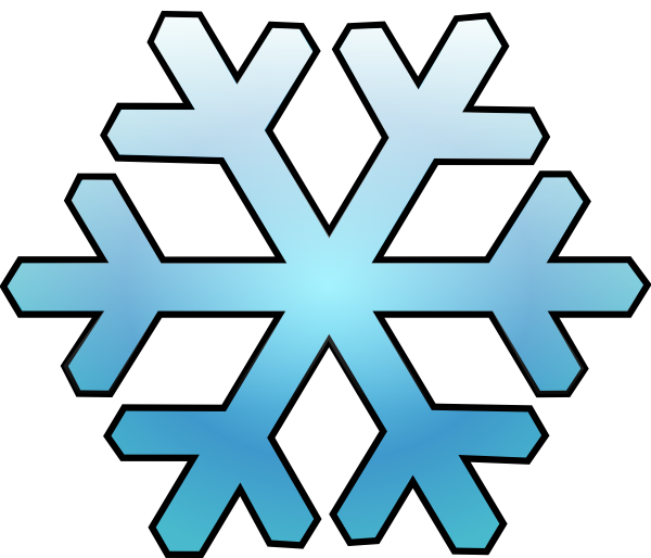 January clipart large snowflake. Clip art at clker