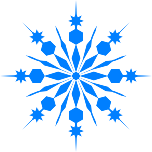 January clipart large snowflake. Winter snowflakes cliparts zone