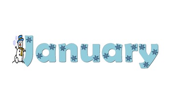 january clipart month name