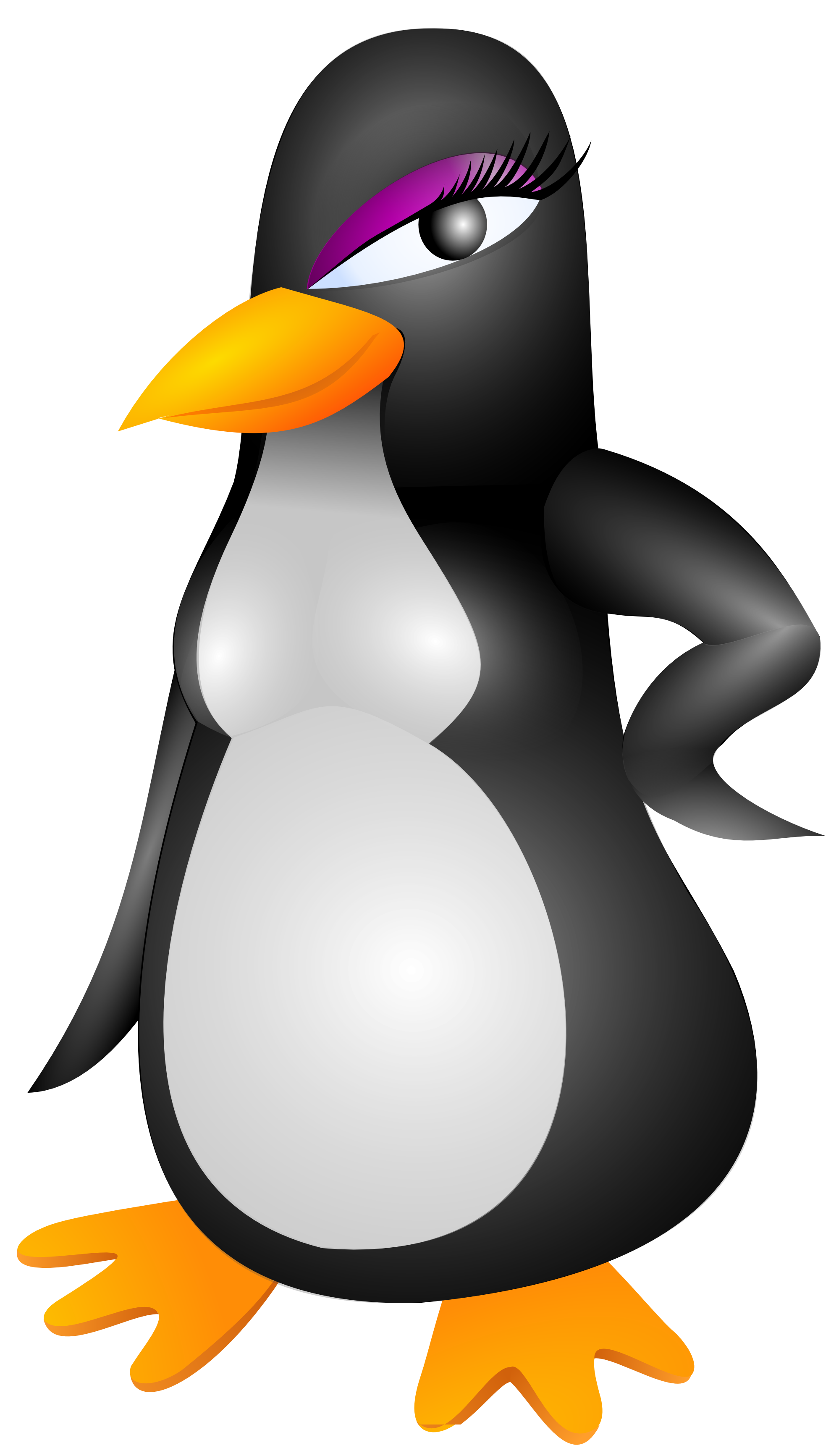 january clipart penguin
