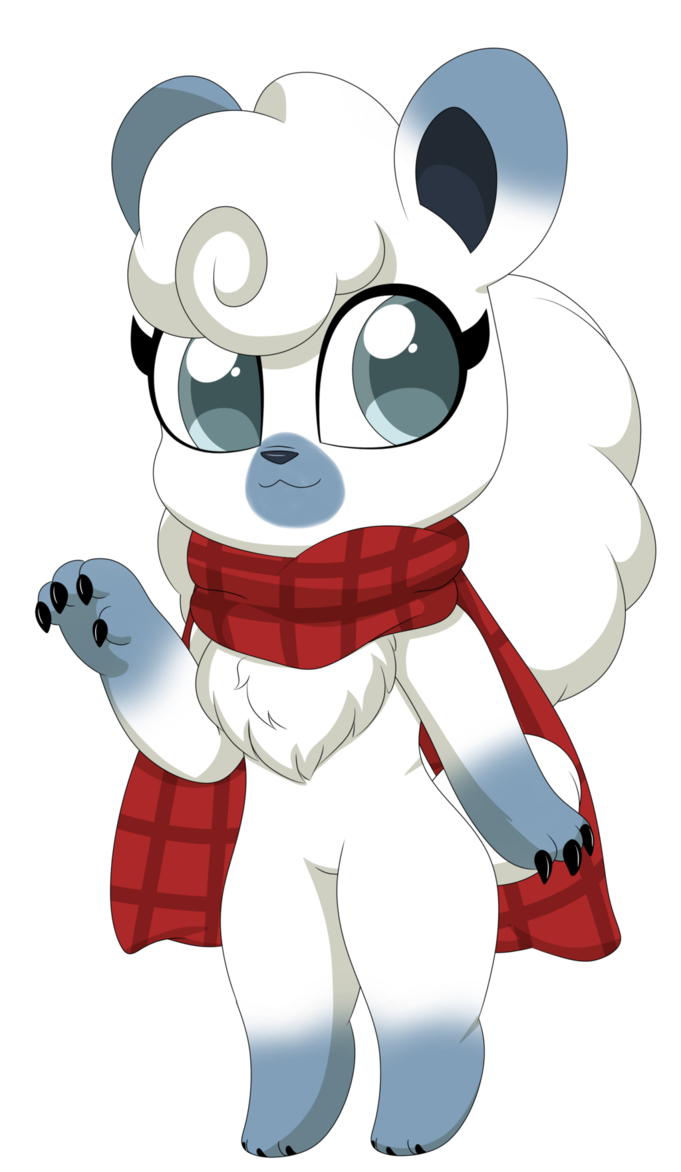 january clipart polar bear