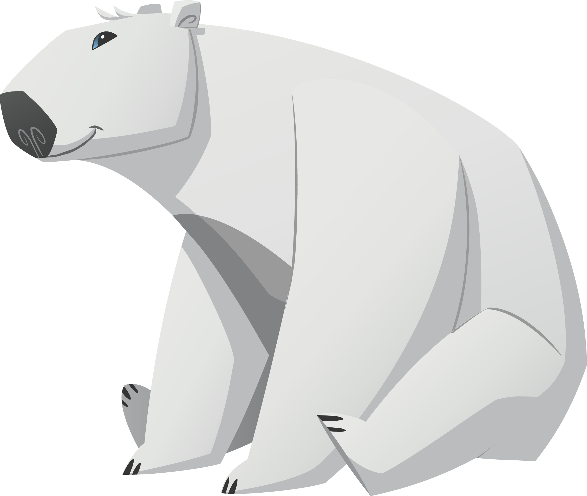 Png image web icons. January clipart polar bear