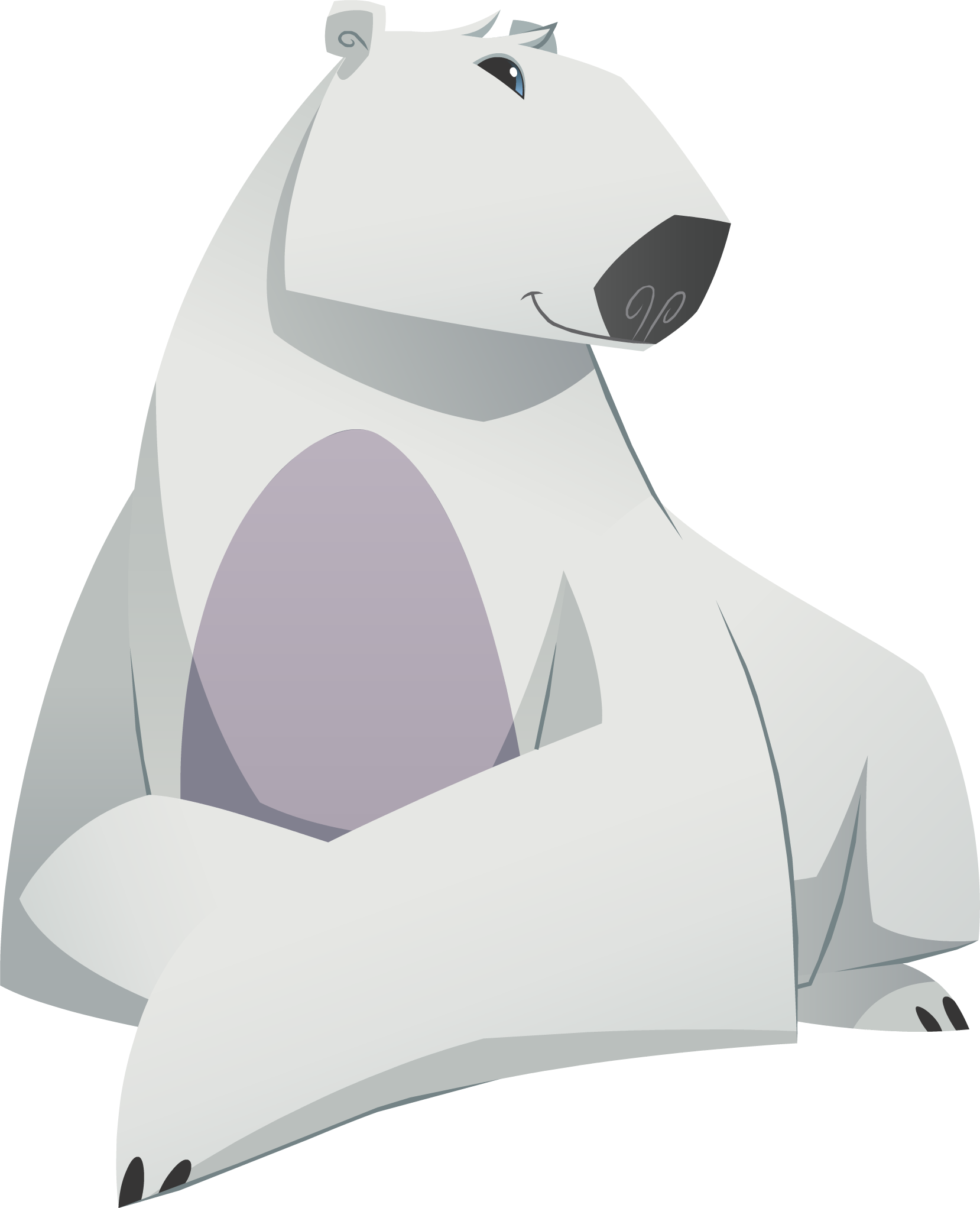 january clipart polar bear
